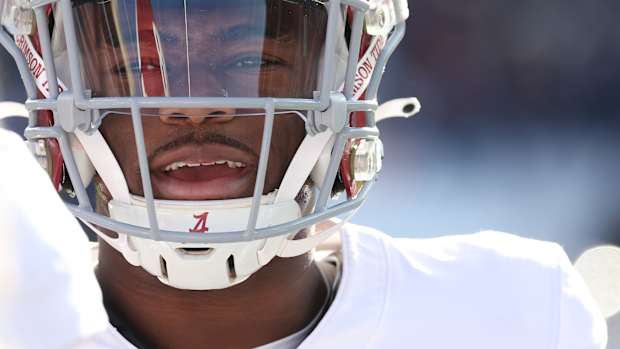 Jalen Milroe (4) at Auburn